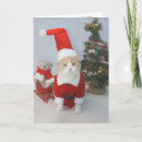 Zoek naar grappige kerstmiskaarten kaarten Kat