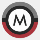 Recherche de rouge et gris autocollants Moderne