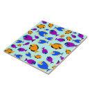 Recherche de poissons colorés carreaux Animal