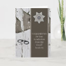 Recherche de sheriff vœux cartes Insigne