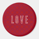 Recherche de coeur abstrait magnets Rouge