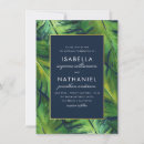 Recherche de feuille vert 11x16 invitations Couple