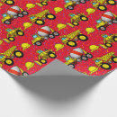 Recherche de chantier papier cadeau Camion à benne basculante