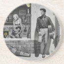 Recherche de elvis dessous de verres Bleus