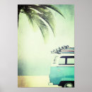 Recherche de vintage surfer posters Rétro