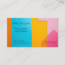 Recherche de arrière plan coloré cartes visite Pour elle