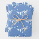 Recherche de anniversaire nautique papier cadeau Bleu et blanc