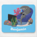 Recherche de requin drôle tapis souris Dessin