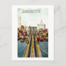 Recherche de vue pont brooklyn cartes postales New york