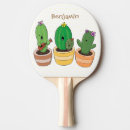 Recherche de cactus raquettes ping pong Illustration