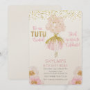 Recherche de de ballerine anniversaire invitations Ballet