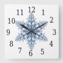 Recherche de flocons neige horloges Flocon de neige