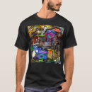 Recherche de peinture moderne tshirts Abstrait