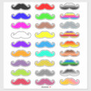 Recherche de moustaches autocollants C'est un garçon
