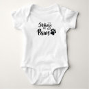 Recherche de empreintes pattes bébé vêtements Chemise bébé chien