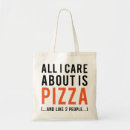 Recherche de pizza tote bags Humour