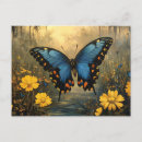 Recherche de peinture papillon cartes postales Classique