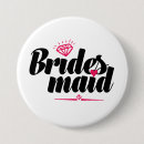 Zoek naar diamanten bruiloft buttons Bridesmaid