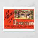 Recherche de depression cartes postales Vintage