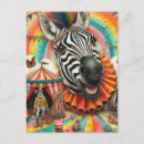 Recherche de clown de cirque cartes postales Unique