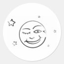 Recherche de visage lune autocollants Nuit