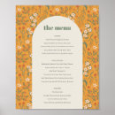 Recherche de menu mariage posters Boho