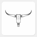 Recherche de longhorn autocollants Crâne