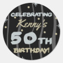 Recherche de 50th birthday autocollants Noir
