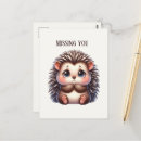 Zoek naar hedgehog briefkaarten Schattig