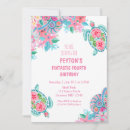 Recherche de quatrième anniversaire invitations Girl