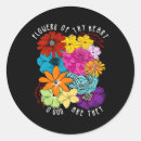 Recherche de musical autocollants Fleurs