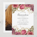 Recherche de pink and gold invitations Élégant