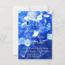 Recherche de bleu cobalt mariage invitations Floral