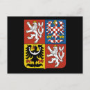 Recherche de drapeau de république tchèque cartes postales Bohème