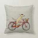 Recherche de cycliste coussins Drôle