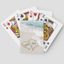 Recherche de romantique jeux de cartes Plage