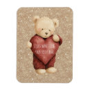 Recherche de nounours magnets Rouge