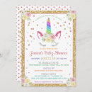 Zoek naar unicorn babyshower uitnodigingen Floreel baby shower