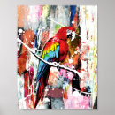 Recherche de peinture de perroquet posters Exotique