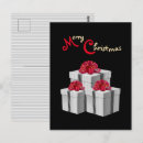 Recherche de noir et blanc rouge cartes postales Gris