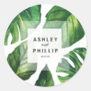 Recherche de fleurs tropicales autocollants Balise de faveur