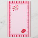 Zoek naar rode strepen briefpapier Patroon