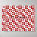 Recherche de motif de damier posters Flocons de neige