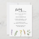 Recherche de floral baby shower invitations Élégant