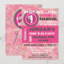 Recherche de cible invitations Boule de peinture