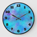 Recherche de peinture bleue horloges Violet
