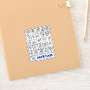 Recherche de communication autocollants Alphabet