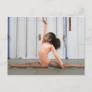 Recherche de gymnaste fille cartes postales Intérieur