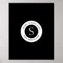 Recherche de agent immobilier posters Noir et blanc