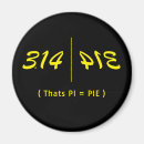Recherche de pi drôle magnets Maths